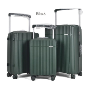 Global DaVinci Alpha Hard-Shell Spinner Luggage Set - Blackish Green