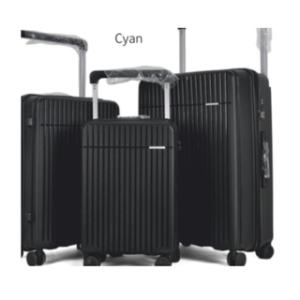 Global DaVinci Alpha Hard-Shell Spinner Luggage Set - Black