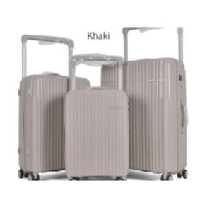 Global DaVinci Alpha Hard-Shell Spinner Luggage Set - Light Gray