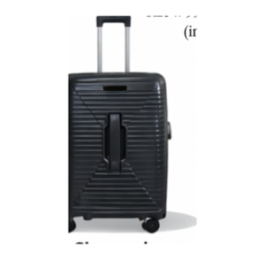 Global DaVinci Carry-on Limited Edition Single-U Full-Closed Spinner Luggage - Charcoal