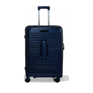 Global DaVinci Carry-on Limited Edition Single-U Full-Closed Spinner Luggage - Navy