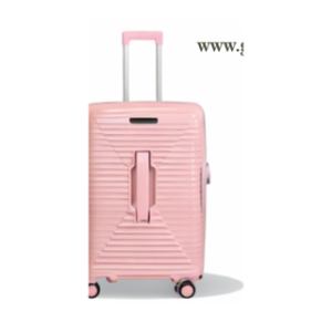 Global DaVinci Carry-on Limited Edition Single-U Full-Closed Spinner Luggage - Pale Pink