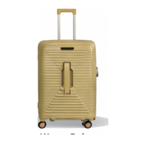 Global DaVinci Carry-on Limited Edition Single-U Full-Closed Spinner Luggage - Warm Beige