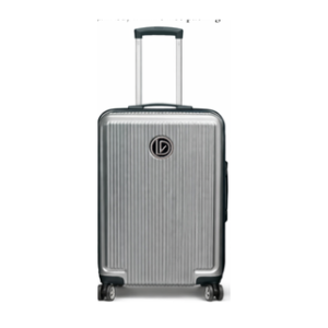 Global DaVinci Trackon Expandable Hard-Shell Spinner Luggage - Silver