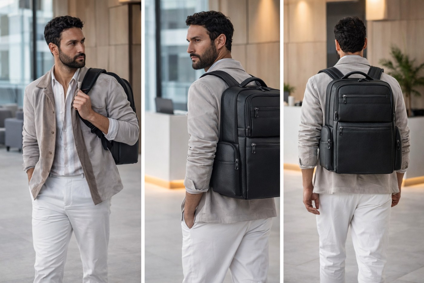 Atelier Multi-Compartment Business Backpack - Image 2