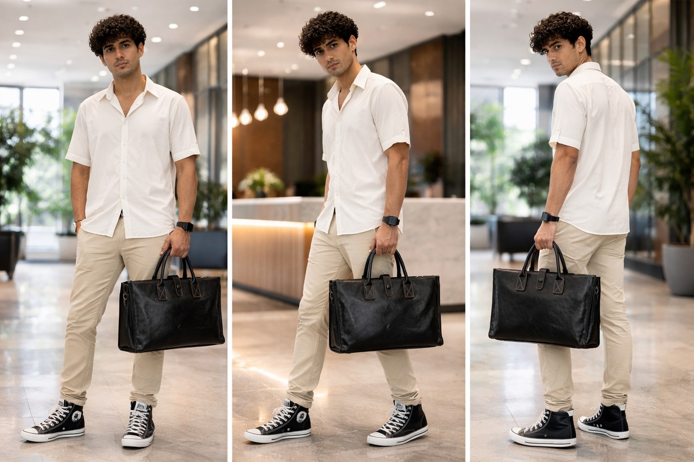 Aureus Wide Business Travel Bag - Image 2