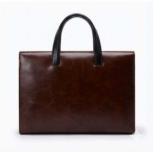 Curve Slim Business Briefcase - Dark Brown - Image 3