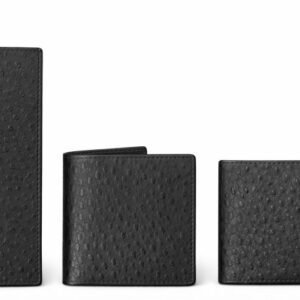 Essentials Ostrich-Texture Card Holder
