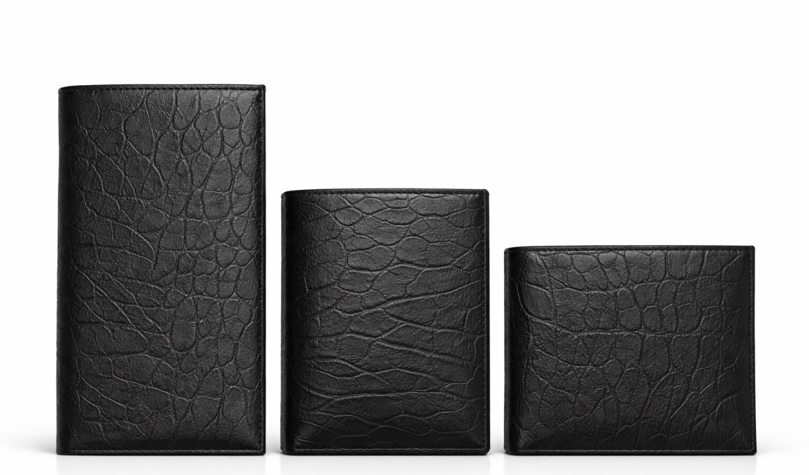 Essentials Croc-Texture Card Holder