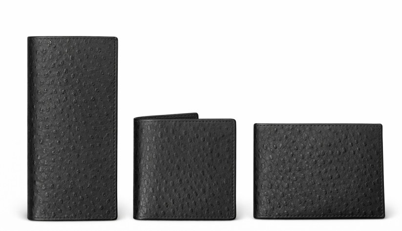 Essentials Ostrich-Texture Long Wallet