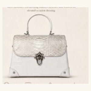 Python Top Handle Handbag