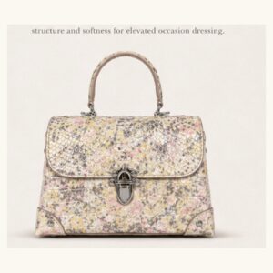Python Top Handle Handbag