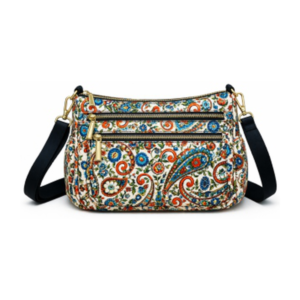 Petals Persian Floral Zip Crossbody