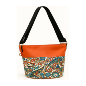 Petals Persian Floral Bucket Shoulder Bag