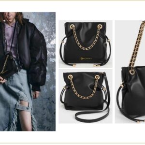 Notte Chain Mini Bucket Bag