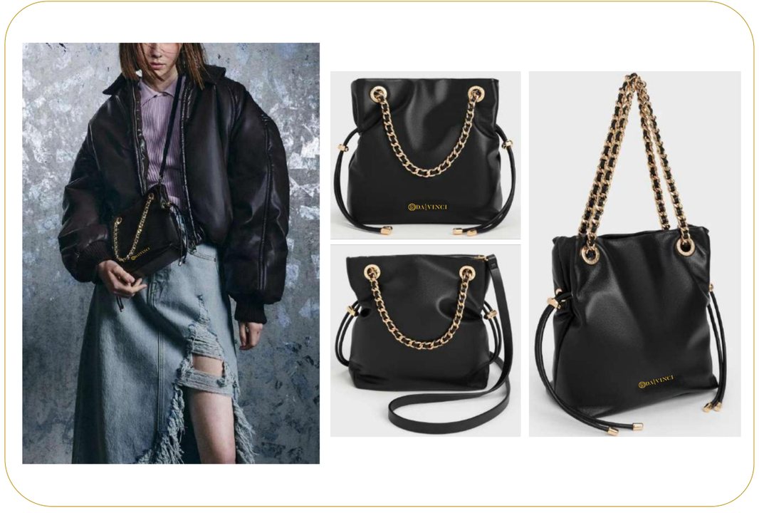 Notte Chain Mini Bucket Bag