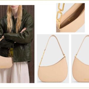 Rosa Crescent Hobo Bag