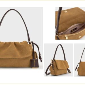 Firenze Drawstring Flap Shoulder Bag