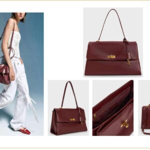 Roma Structured Shoulder Bag