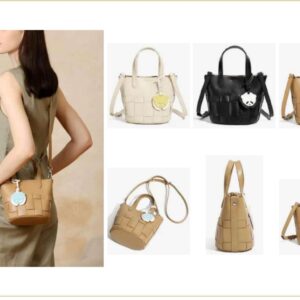 Como Mini Woven Bucket Bag